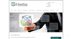 Desktop Screenshot of d-hosting.de