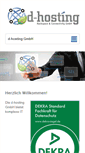 Mobile Screenshot of d-hosting.de