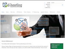 Tablet Screenshot of d-hosting.de